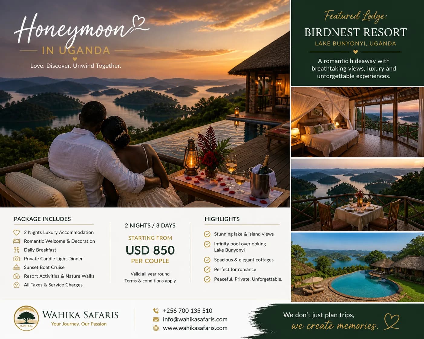 Honeymoon Package Uganda